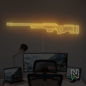 AWM Gun Neon Sign