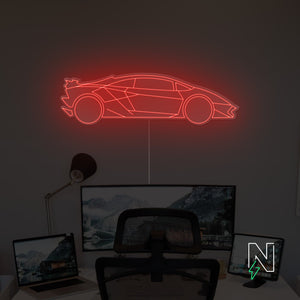 Buy Lamborghini Car Neon Light Sign Online in India Neon Attack