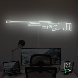 AWM Gun Neon Sign