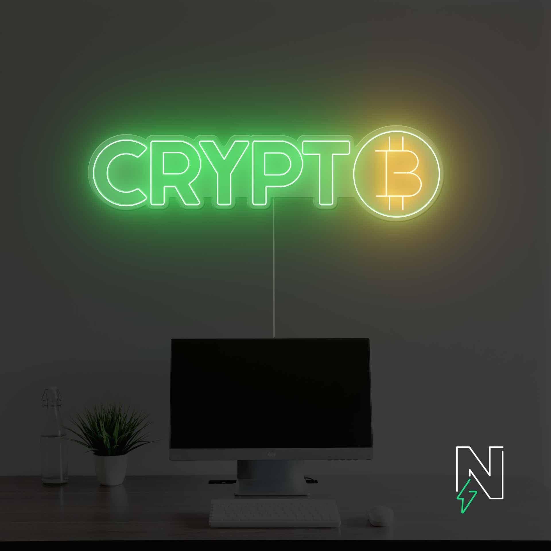 Crypto Neon Sign