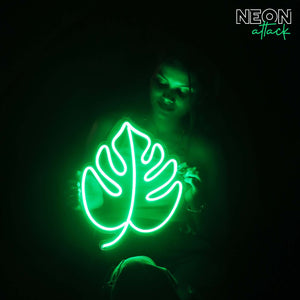 Monstera leaf Neon Light Sign