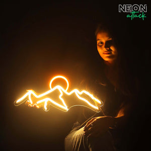 Mountain Neon Light Sign