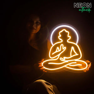 Budha Neon Light Sign