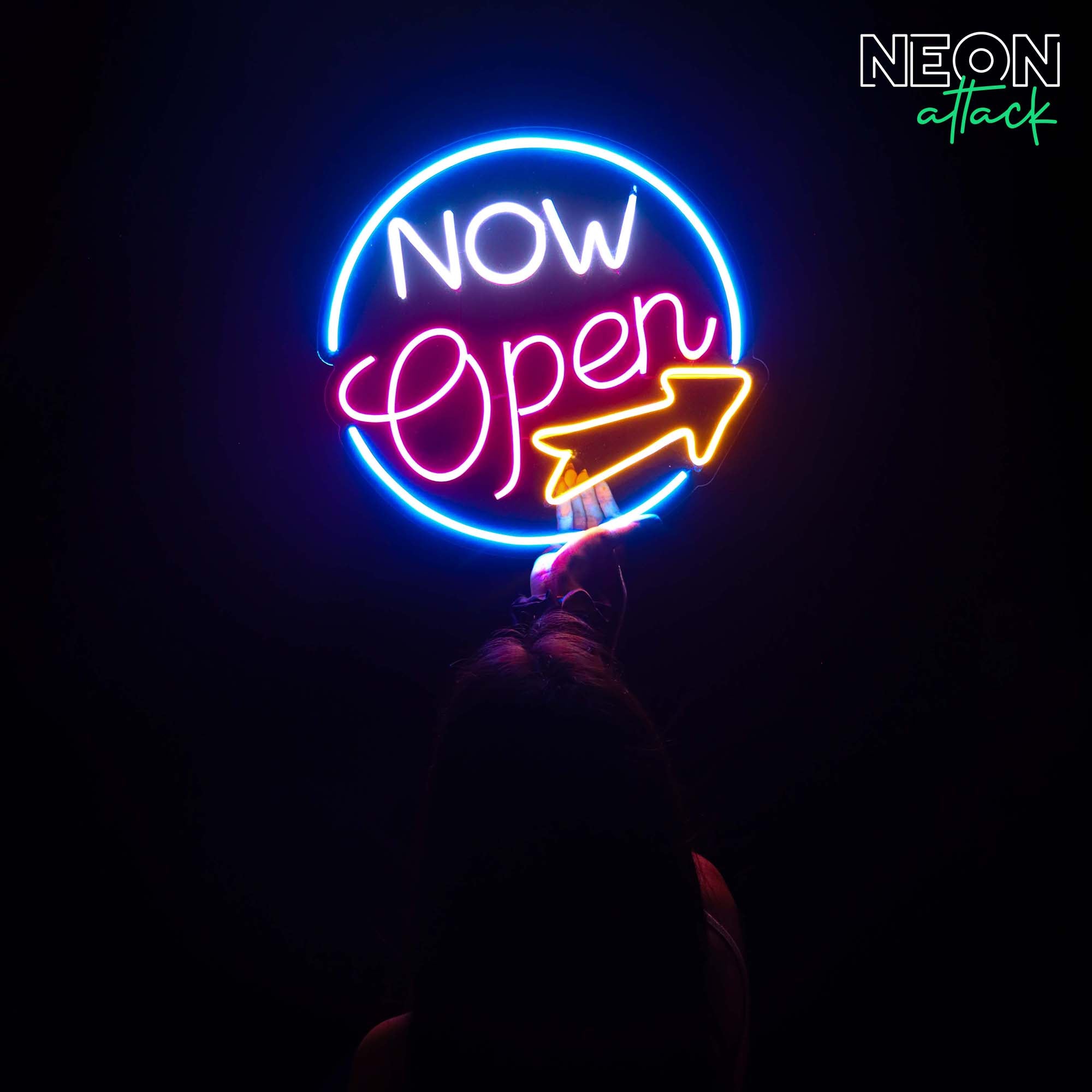 Buy Now Open Neon Light Sign Online at the Best Price | Neon Attack