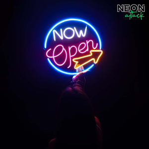 Now Open Neon Light Sign