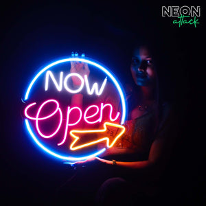 Now Open Neon Light Sign