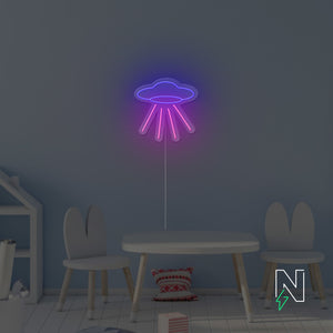 UFO Neon Sign