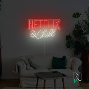 Netflix And Chill Neon Sign