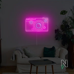 DSLR Camera Neon Sign