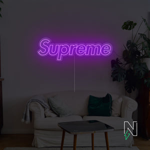 Supreme Neon Sign