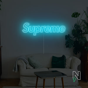 Supreme Neon Sign