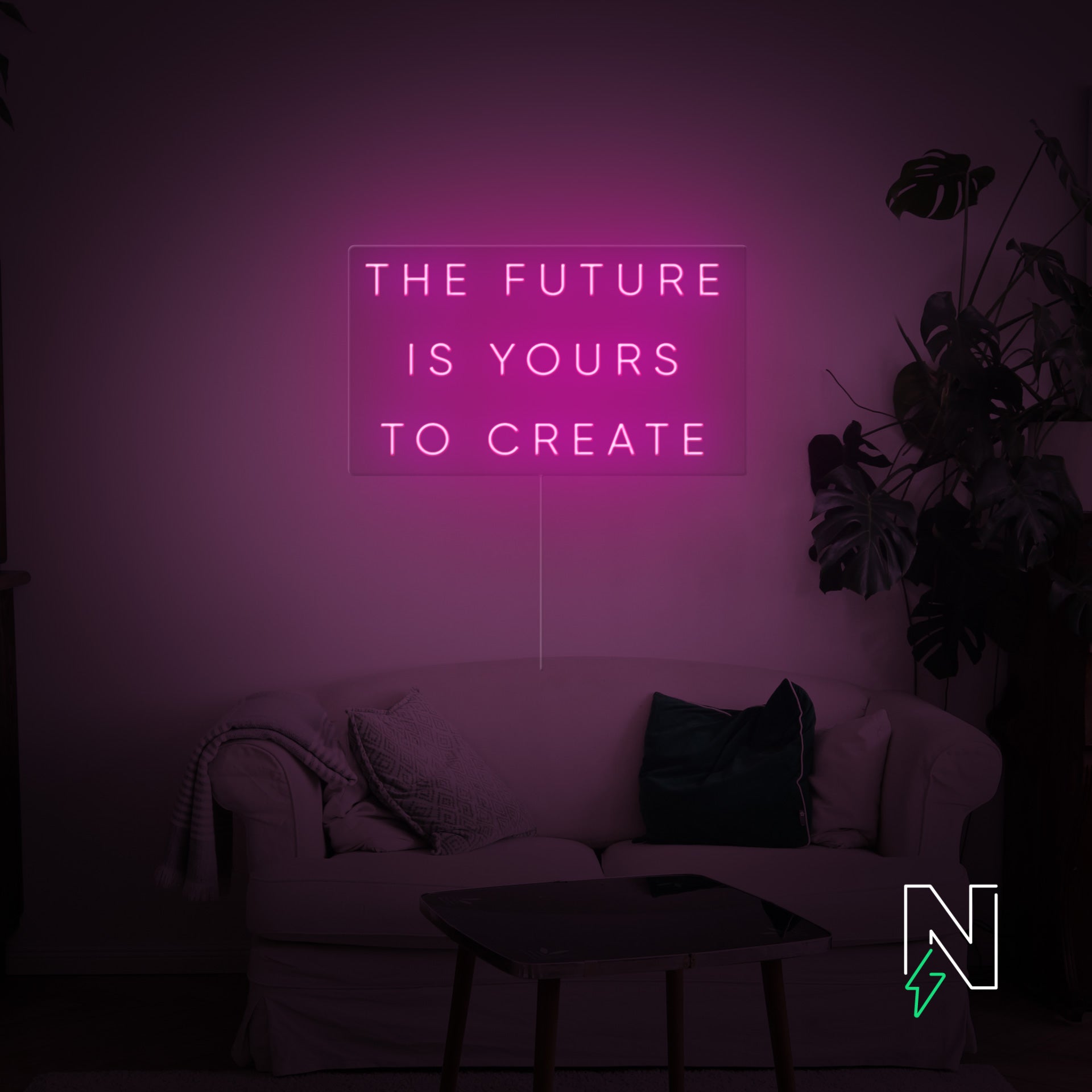 Buy The Future Is Yours to Create Neon Sign Online | Neon Attack