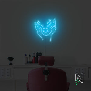 Hold Face Neon Sign