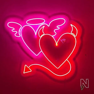 Angel & Devil Neon Sign