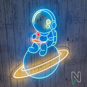 Mini Astranaut Neon Sign