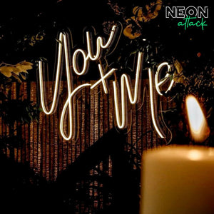 You + Me Neon Light Sign