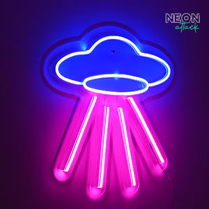 UFO Neon Light Sign