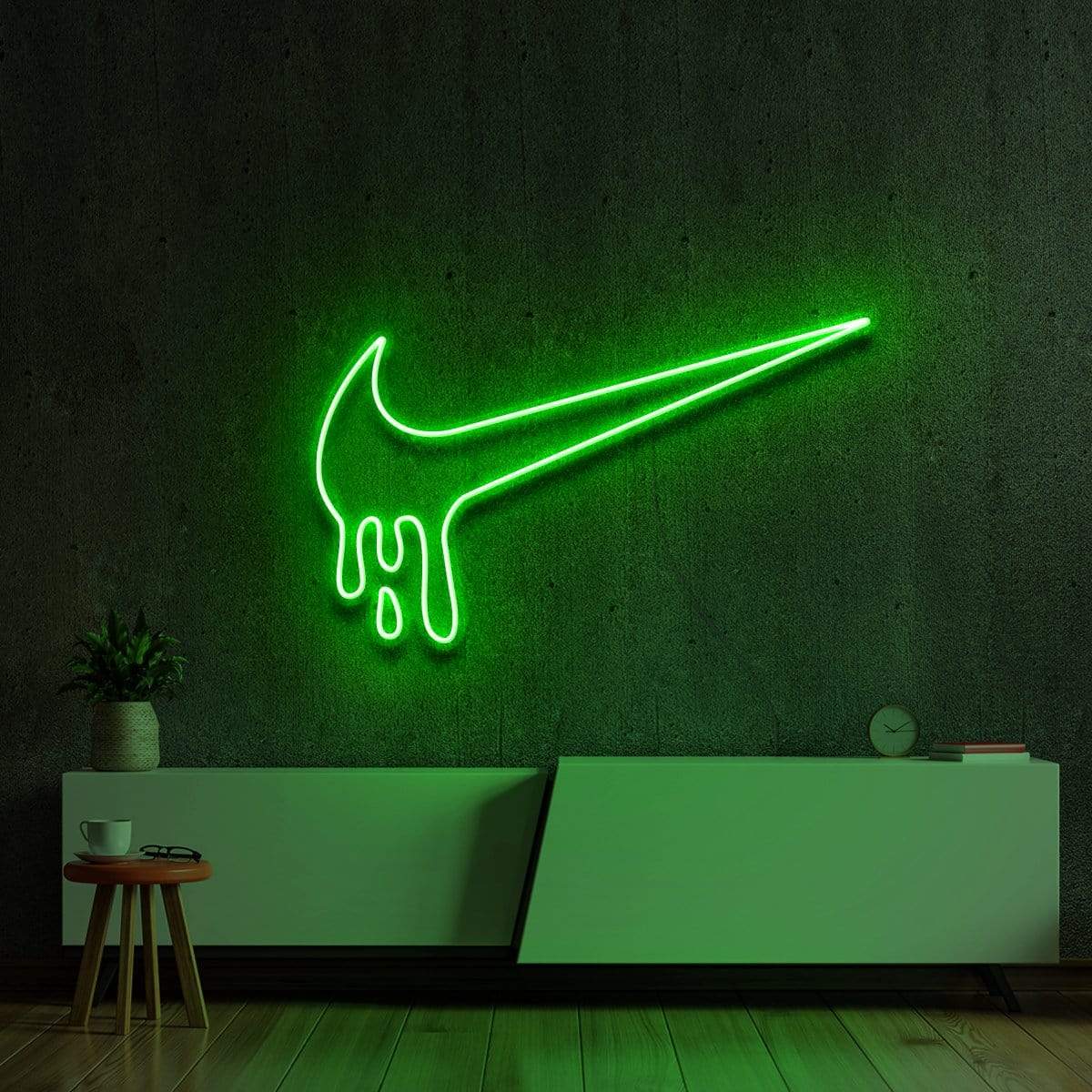 Neon green nike logo Clearance